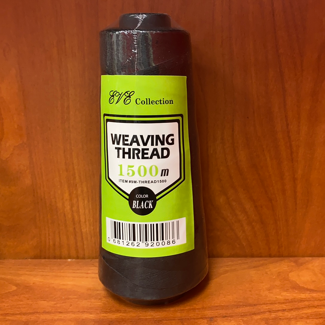 Eve collection weaving thread 1500m -black